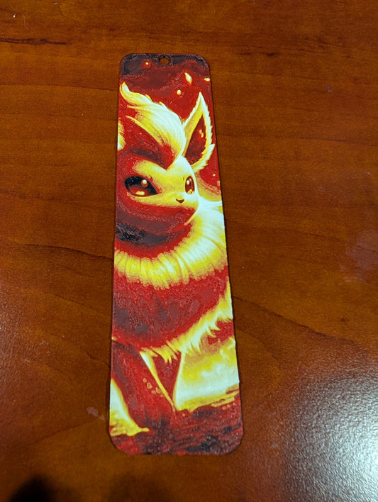 Flareon Pokemon Fanart Bookmark - 3D Printed