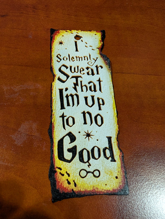 Harry Potter Fanart I Solemnly Swear Bookmark - 3D Printed