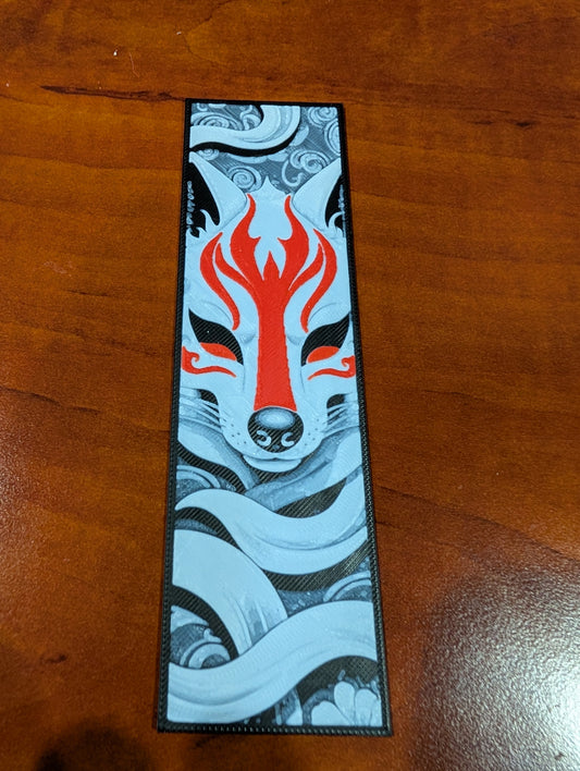 Kitsune Bookmark - 3D Printed